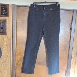 L.L. Bean Women's Dark Blue Straight Jeans Size 12